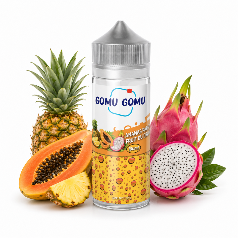 GOMU GOMU - ANANAS PAPAYE FRUIT DU DRAGON - 100ML