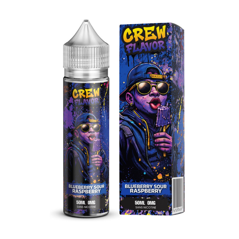 CREW FLAVOR - BLUEBERRY SOUR RASPBERRY - 50ML