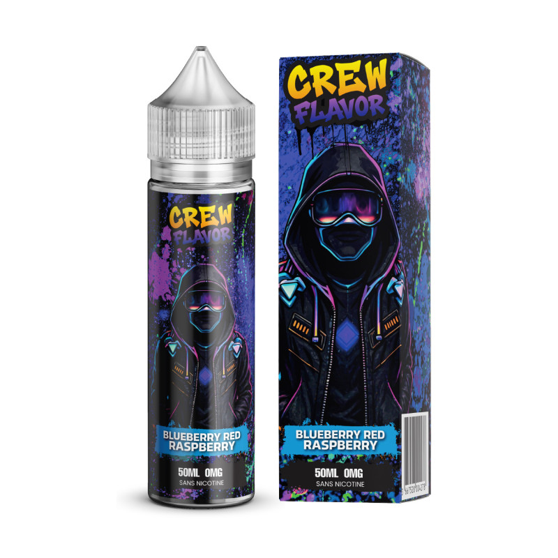 CREW FLAVOR - BLUEBERRY RED RASPBERRY - 50ML