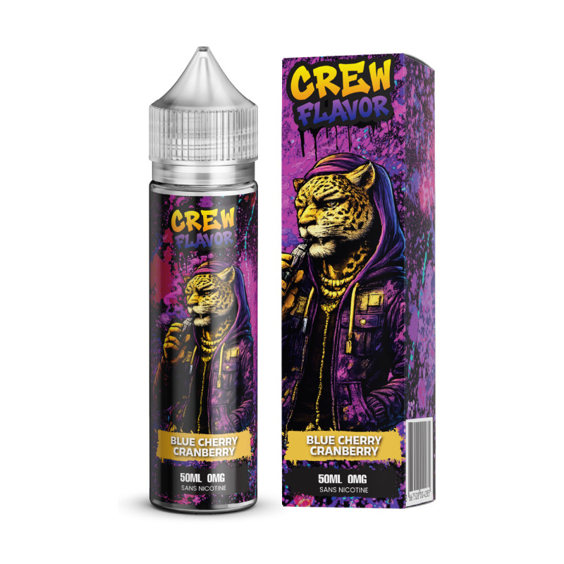 CREW FLAVOR - BLUE CHERRY CRANBERRY - 50ML