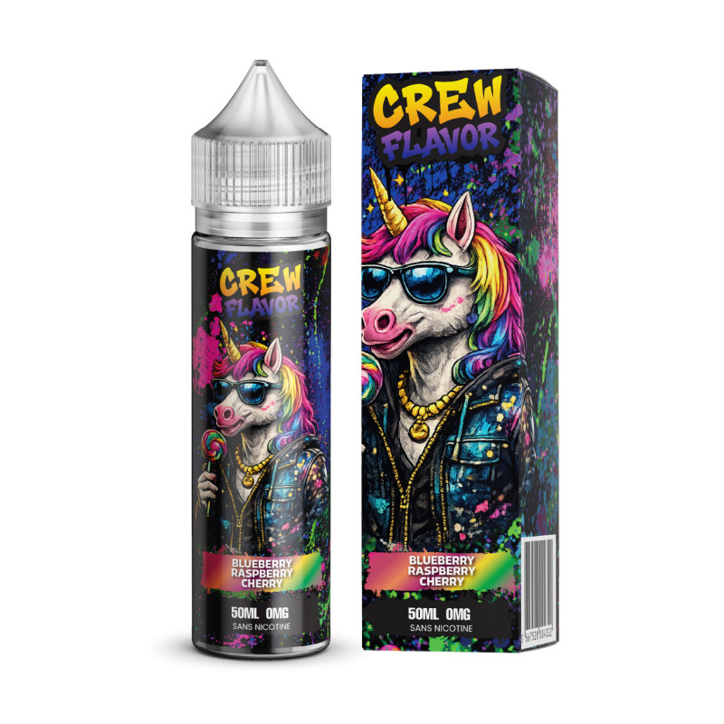 CREW FLAVOR - BLUEBERRY RASPBERRY CHERRY - 50ML