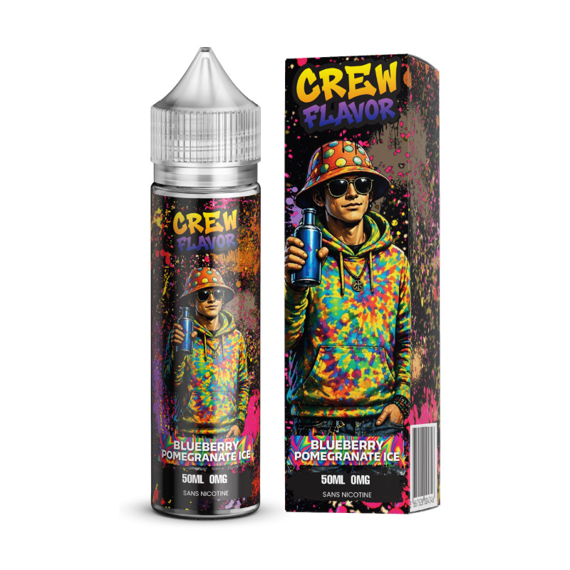 CREW FLAVOR - BLUEBERRY POMEGRANATE ICE - 50ML