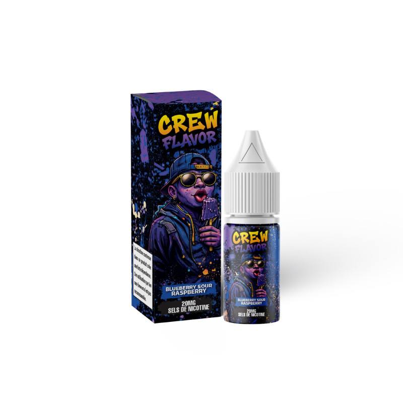 CREW FLAVOR - BLUEBERRY SOUR RASPBERRY - 10 ML SALT