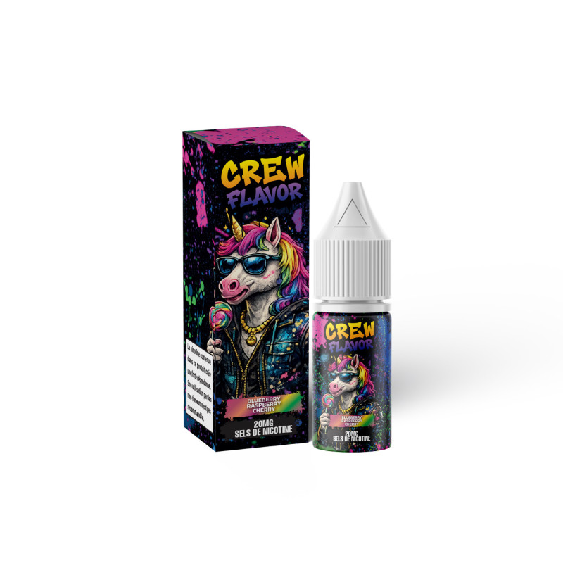 CREW FLAVOR - BLUEBERRY RASPBERRY CHERRY - 10 ML SALT