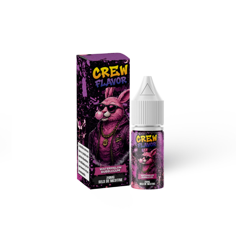 CREW FLAVOR - WATERMELON BUBBLEGUM - 10 ML SALT