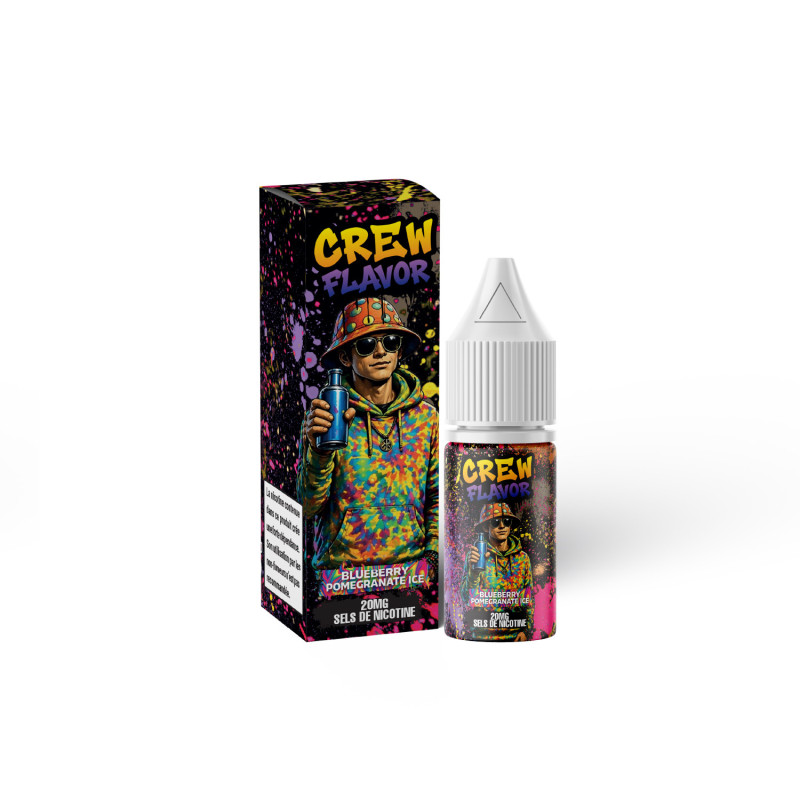 CREW FLAVOR - BLUEBERRY POMEGRANATE ICE - 10 ML SALT