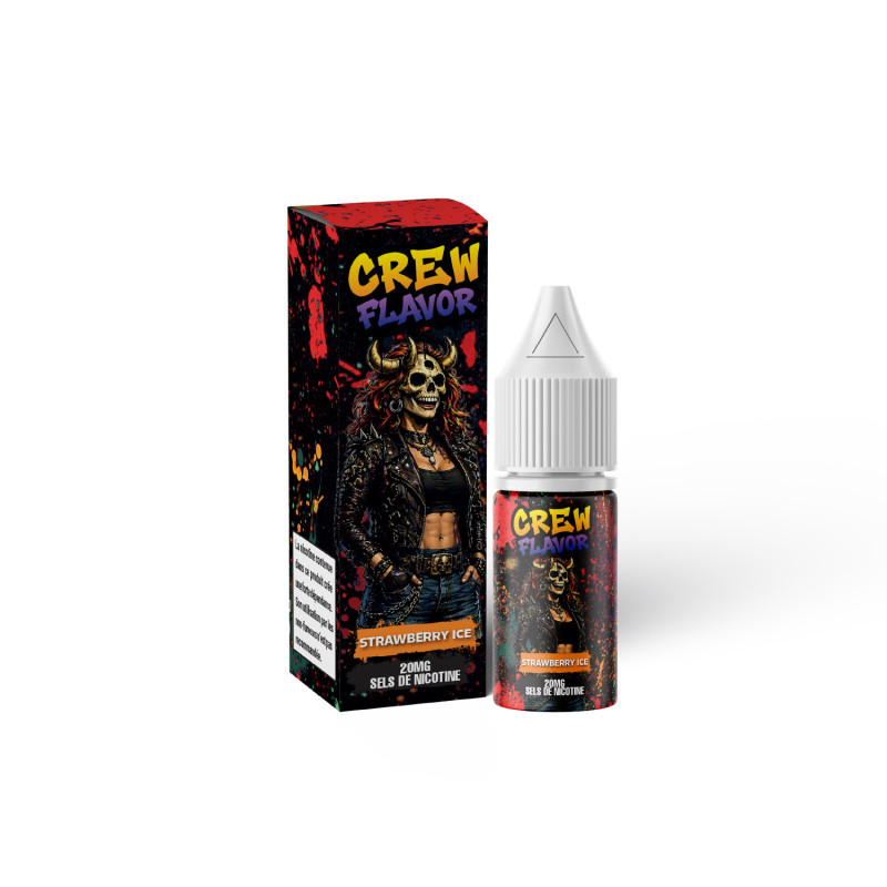 CREW FLAVOR - STRAWBERRY ICE - 10 ML SALT