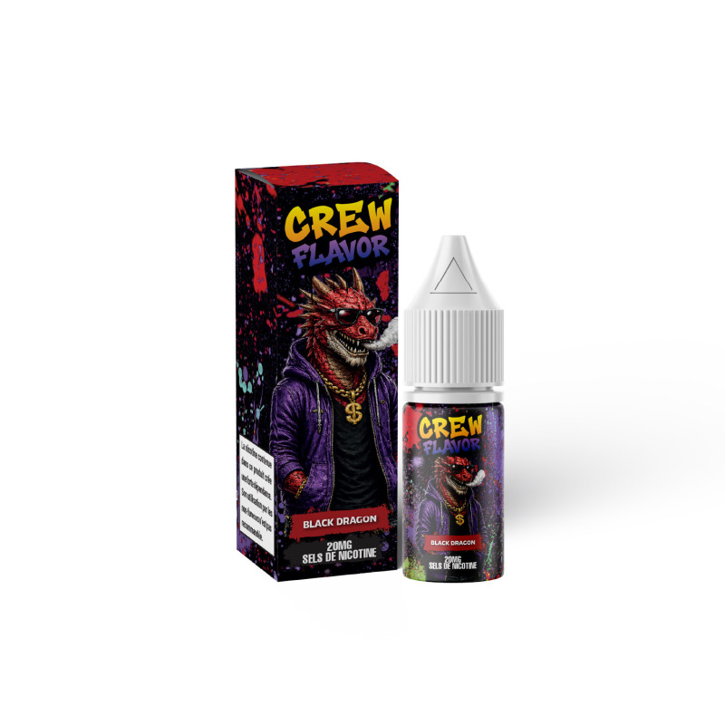 CREW FLAVOR - BLACK DRAGON - 10 ML SALT