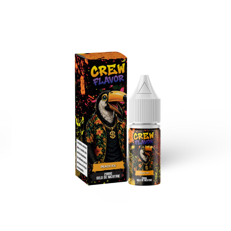 CREW FLAVOR - PEACH ICE - 10 ML SALT