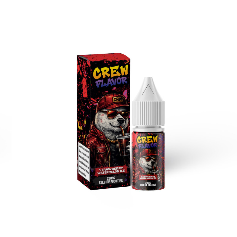 CREW FLAVOR - STRAWBERRY WATERMELON ICE - 10 ML SALT
