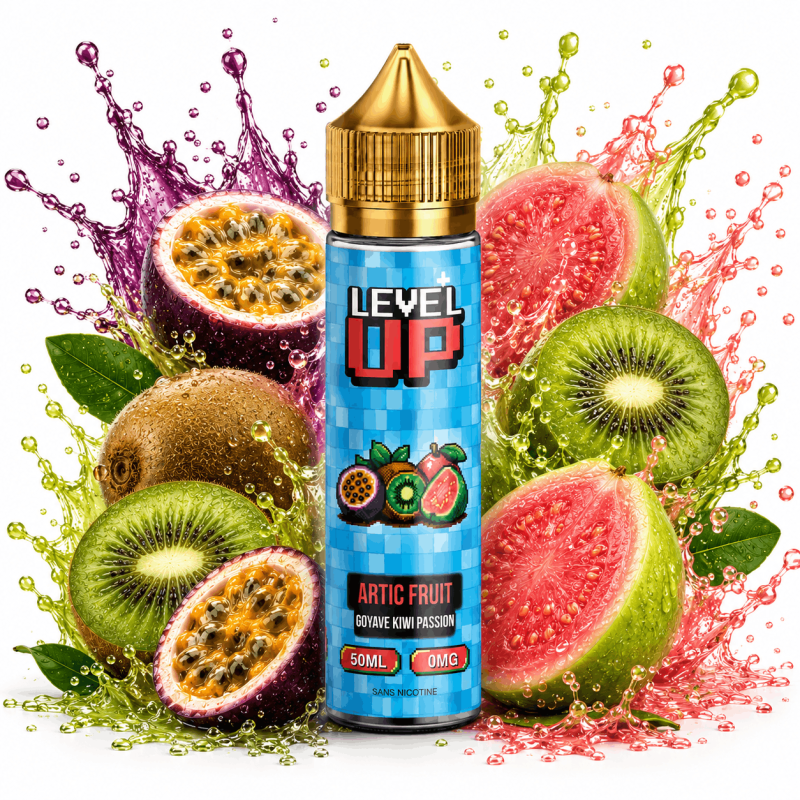 LEVEL UP - ARTIC FRUIT GOYAVE KIWI PASSION - 50ML