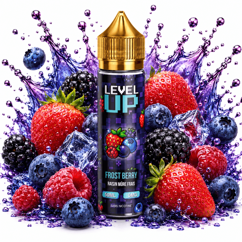 LEVEL UP - FROST BERRY RAISIN MÛRE FRAIS - 50ML