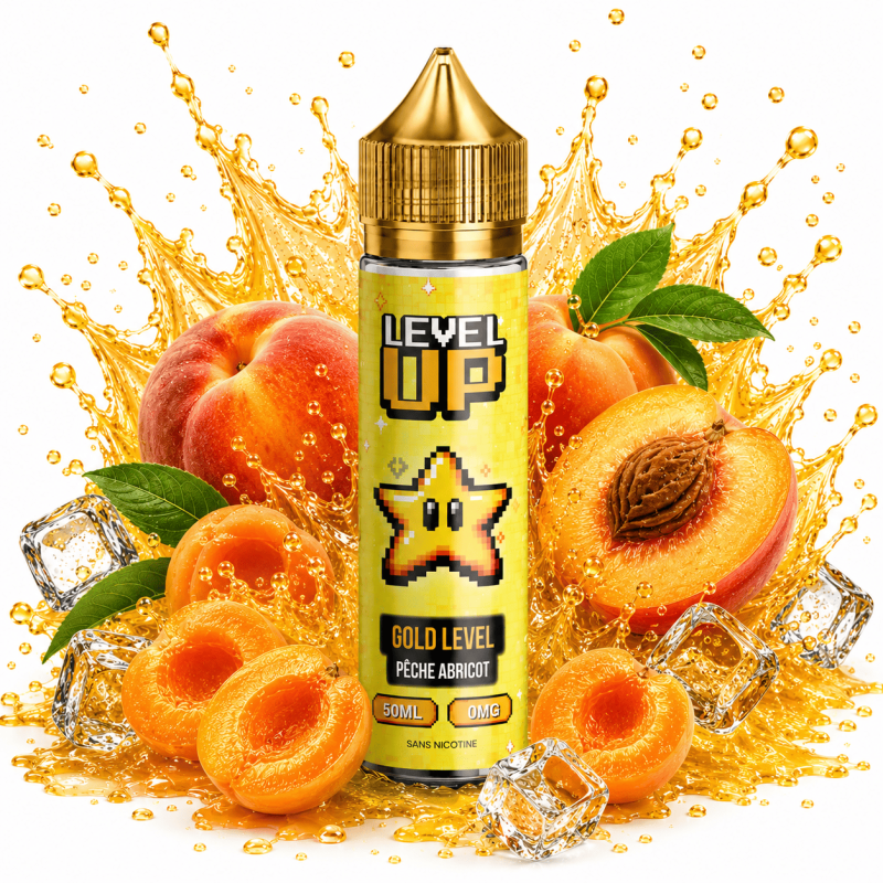 LEVEL UP - GOLD LEVEL PÊCHE ABRICOT - 50ML