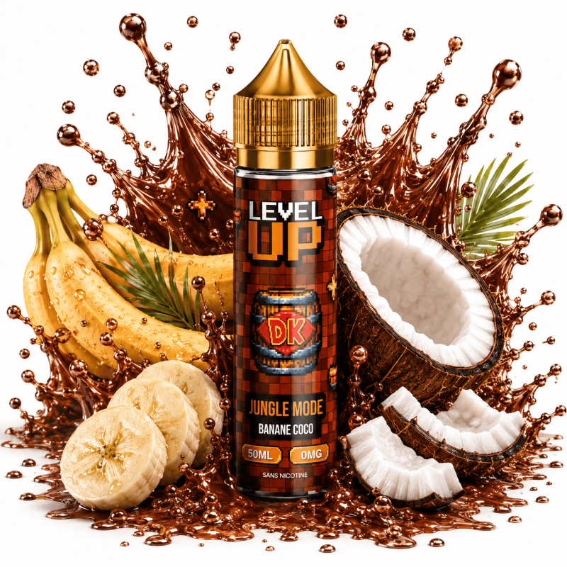 LEVEL UP - JUNGLE MODE BANANE COCO - 50ML