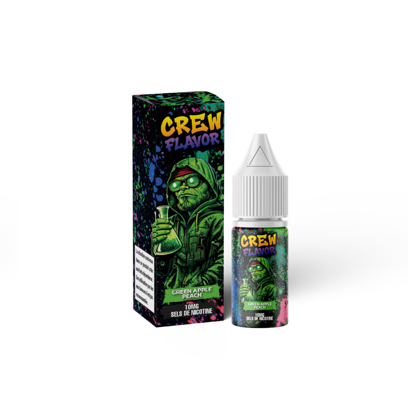 CREW FLAVOR - GREEN APPLE PEACH - 10 ML SALT